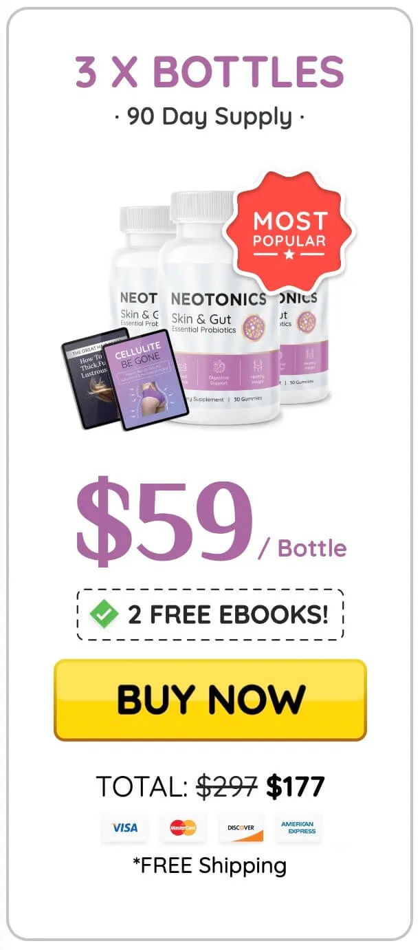 Neotonics 3 bottles